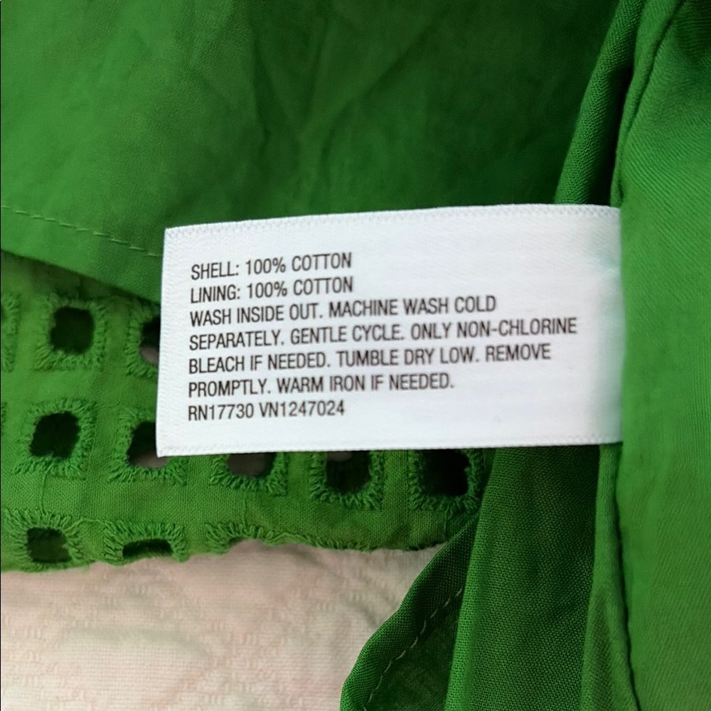 Kate Spade Green Eyelet Women's Skirt for Target - Picture 8 of 8